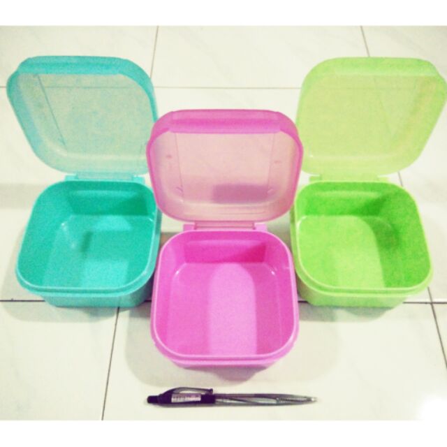 Tupperware Mini Treats Keeper (1pc) 450ml (green) | Shopee Malaysia