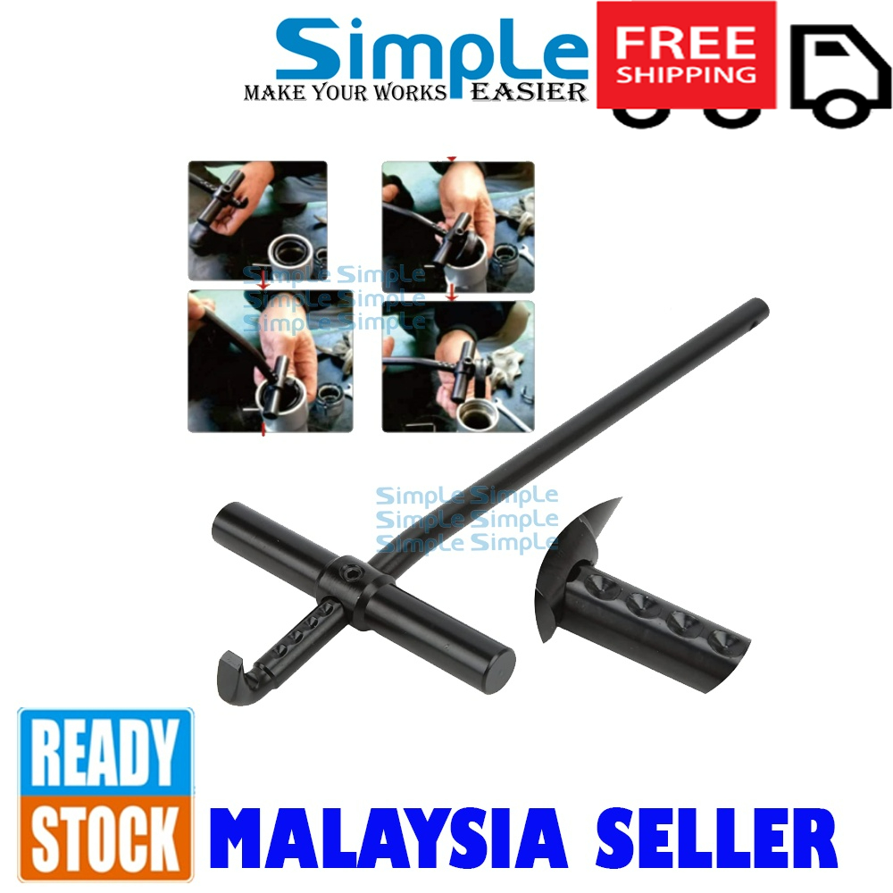 Professional TType Oil Seal Puller Tool For Motorcycle Black Oil