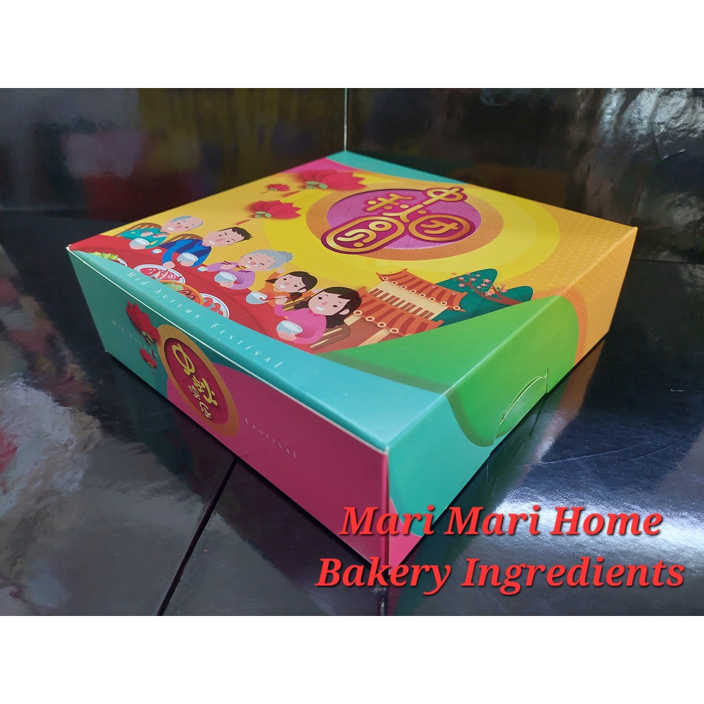 MOONCAKE BOX DESIGN003 (SQUARE) | Shopee Malaysia