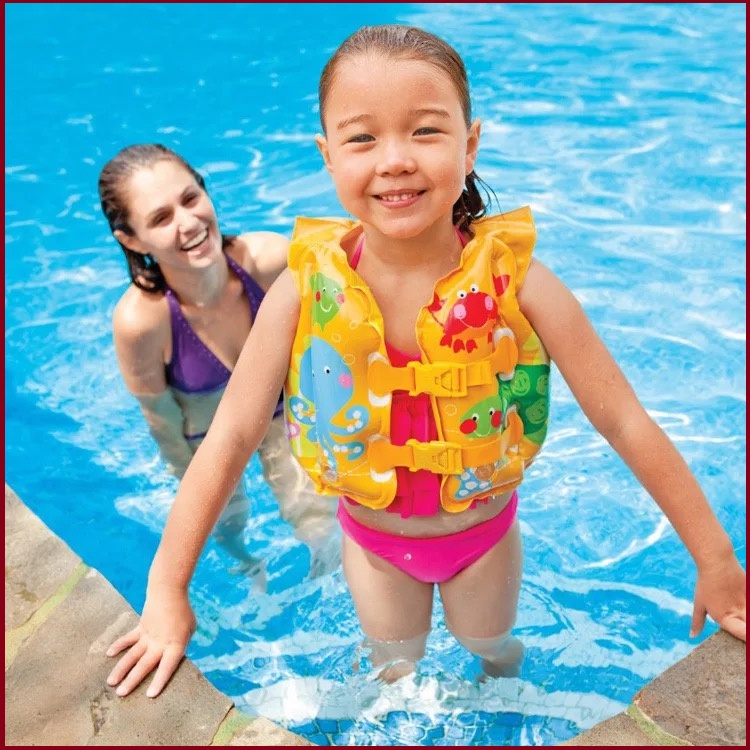 INTEX 59661 Swimming Vest Life Jacket With Quick Release Adjustable