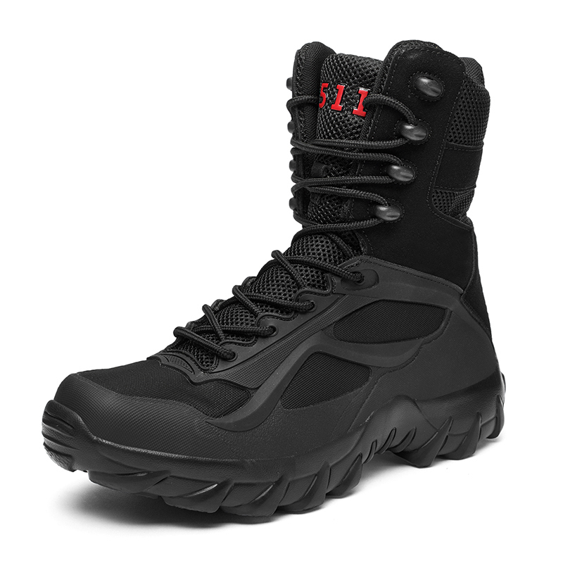New Arrival Original Kasut Operasi Men s Tactical Boots Outdoor Hiking Combat Swat Boot 5.11 DLOB Shopee Malaysia