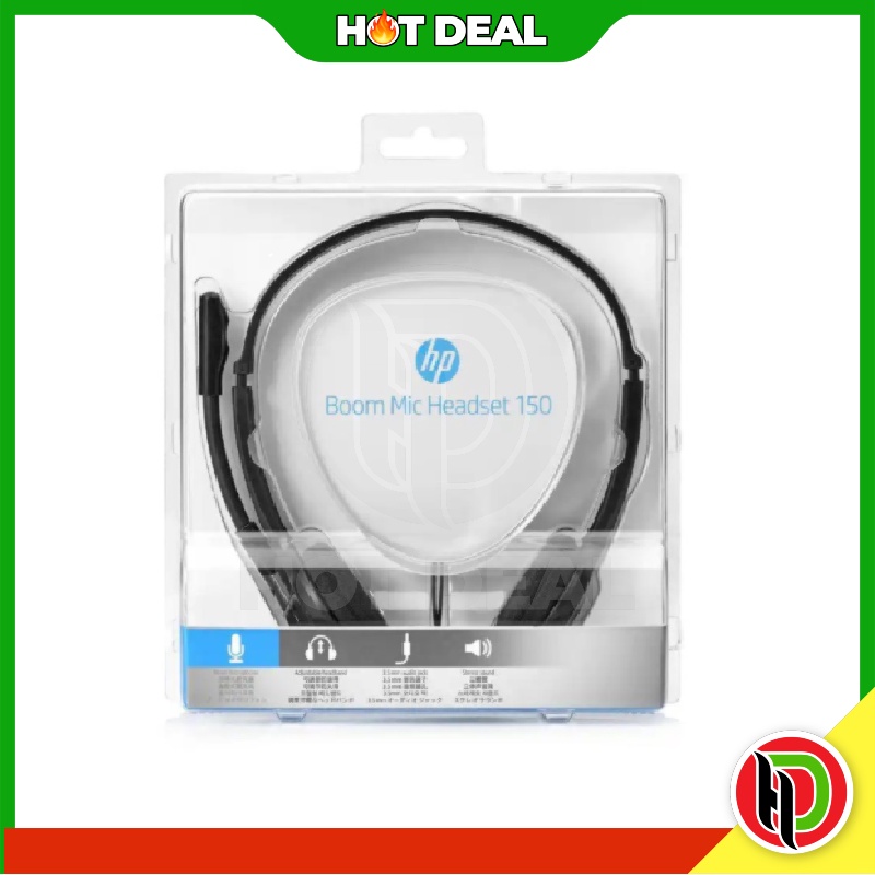 Hp boom mic discount headset 150 review