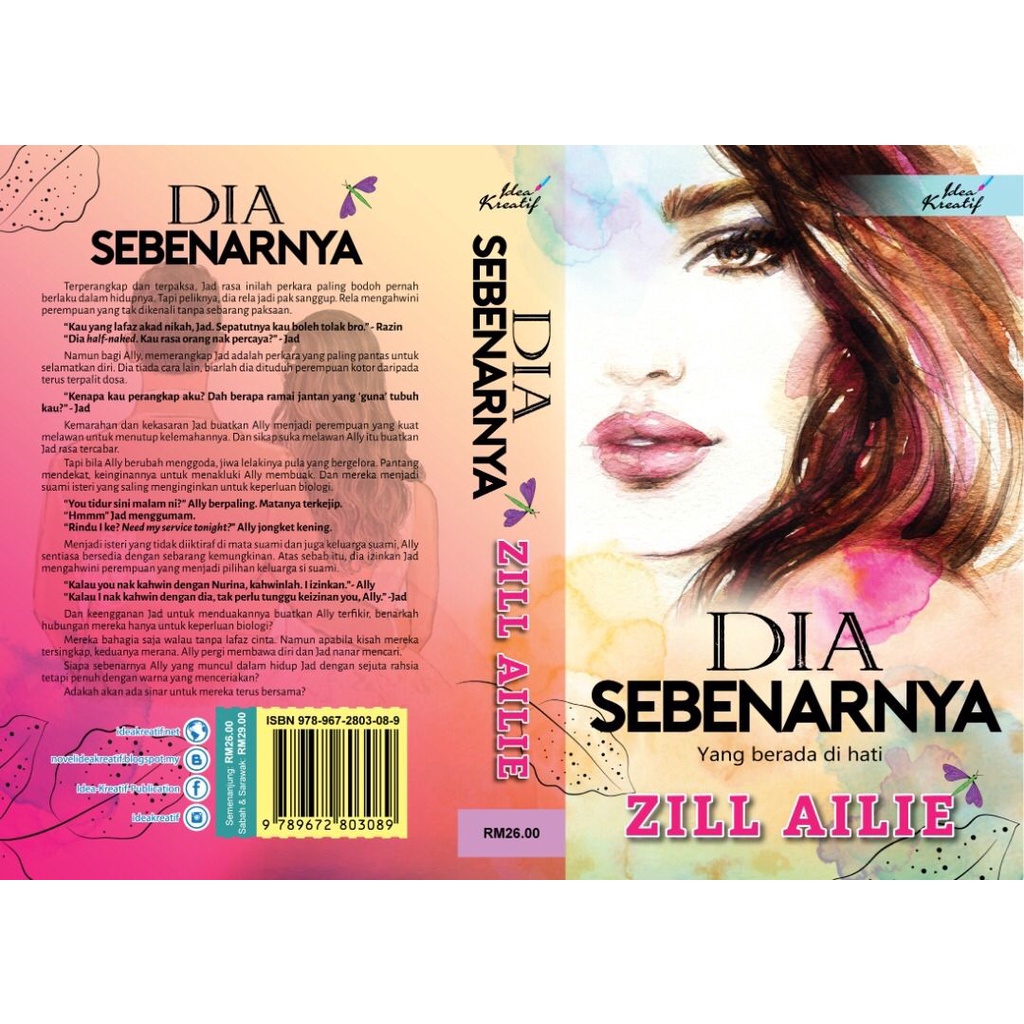 ~ DIA SEBENARNYA BY ZILL AILIE ~ NOVEL TERBITAN IDEA KREATIF | Shopee ...
