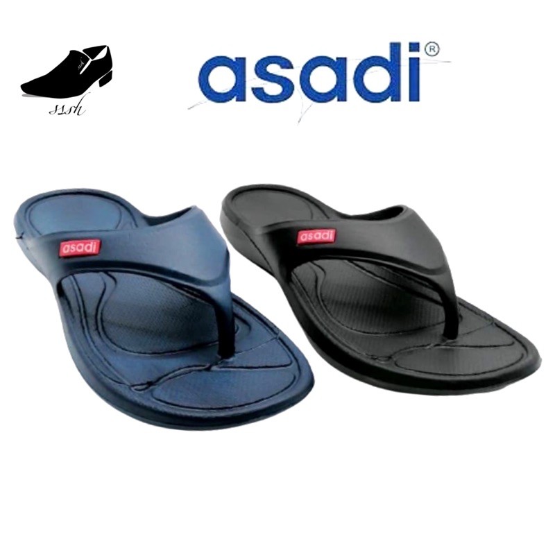 ASADI 1425 NonSlip Slipper Water Proof Sandal NAVY BLACK