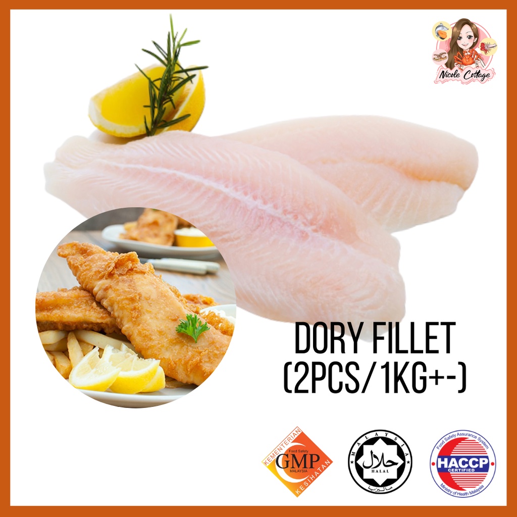 Dory Fish Fillet/Fish And Chips/1-1.2kg 1carton 6kg | Shopee Malaysia