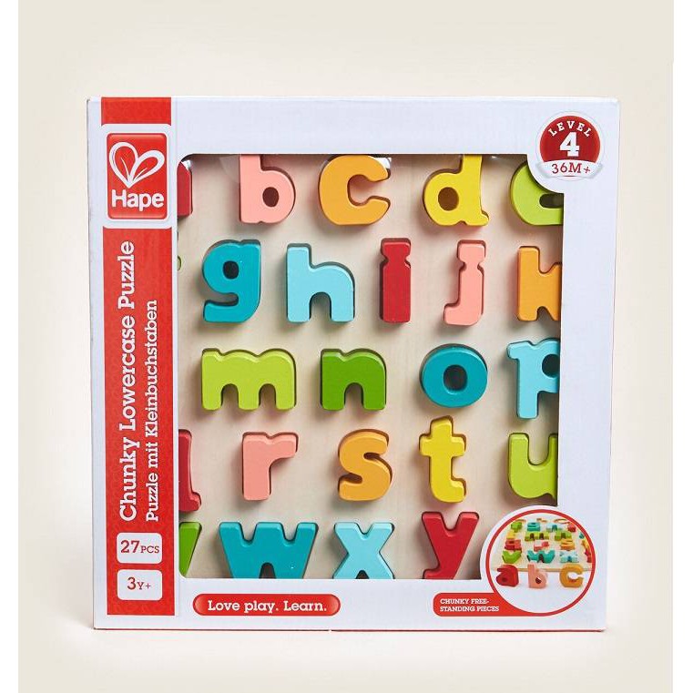 Hape 2024 alphabet puzzle