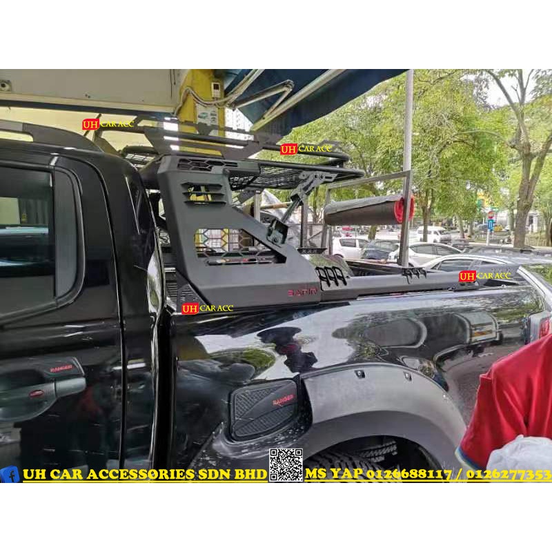 FORD Ranger 2015-2022 T7-T8 Presa D'aria Cofano (Nero Lucido