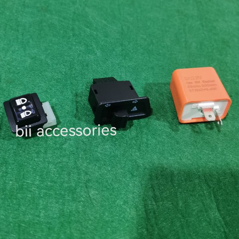 🔥Double Signal Switch Hazard +High Low on/off swicth Set Package 3 in 1