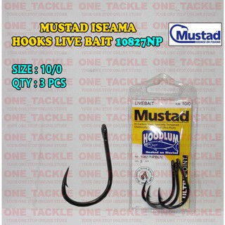 Mustad Iseama Hook Live Bait 10827NP/Mata kail