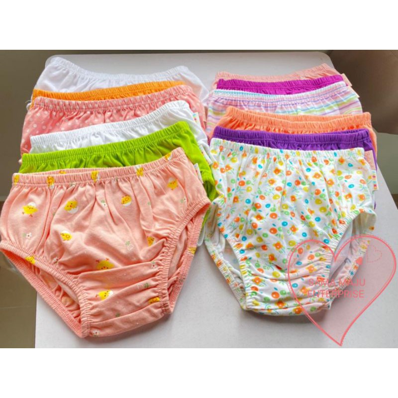 KIKO BRAND Kids Panties for girl (1 set 3pcs)