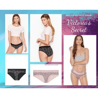 Victorias Secret Thong Panties Cotton Stretch Size Large Rose