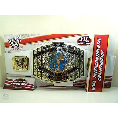 WWF WWE INTERCONTINENTAL CHAMPIONSHIP BELT WRESTLING TITLE TYPE 2 TOY ...