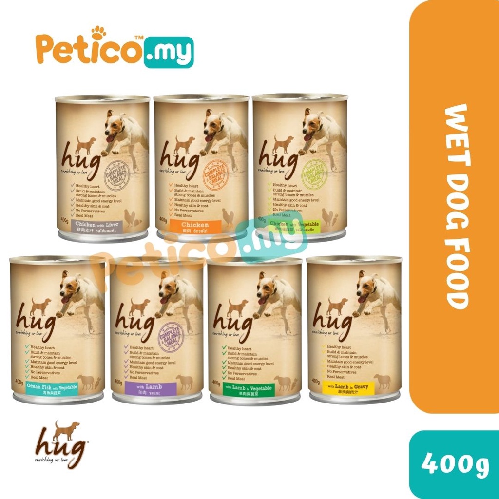 Hug Canned 400g Wet Dog Food | Shopee Malaysia
