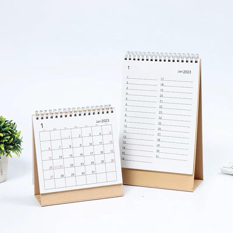 Y&G Fullhouse Year 2024 Simple Korean Style Table Calendar Desktop ...