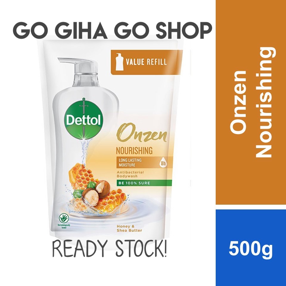 Dettol Shower Gel Onzen Nourishing 500g Expired 06/2022 Shopee Malaysia