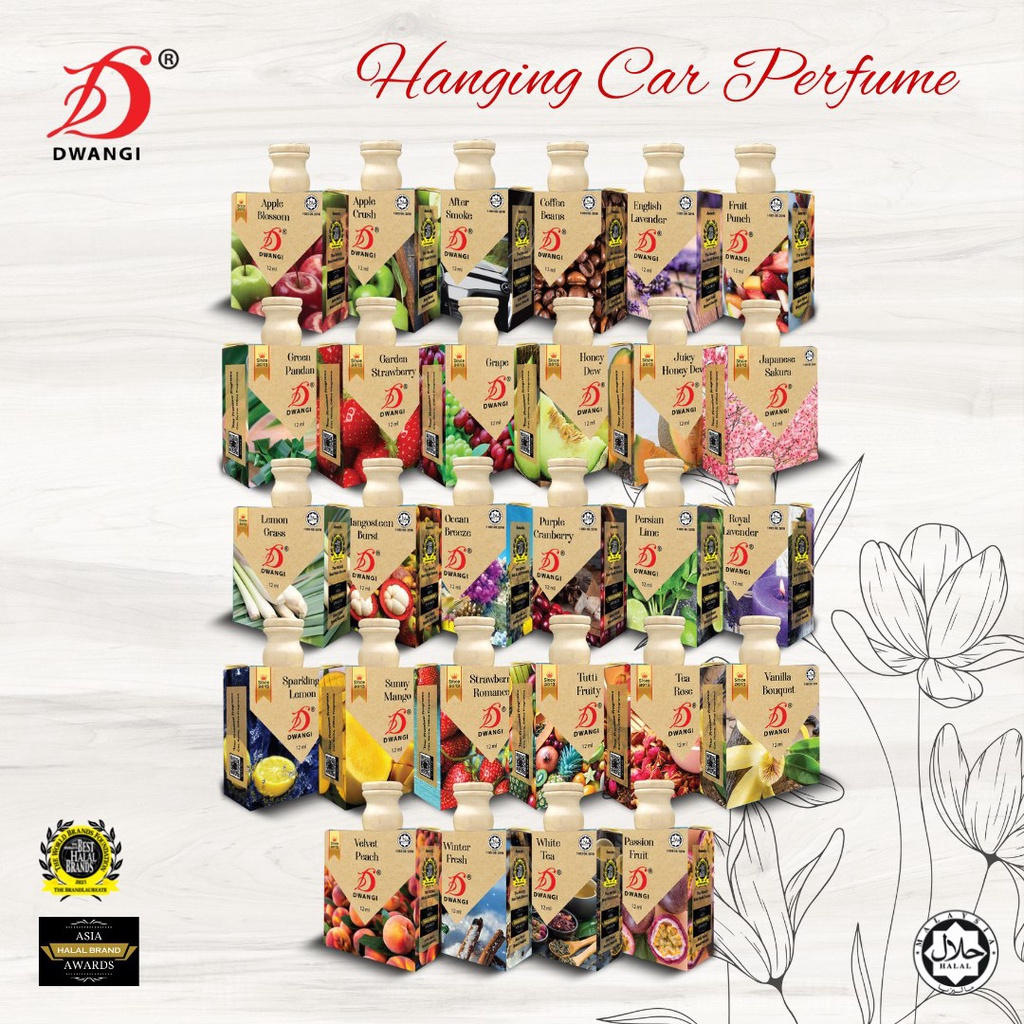 Dwangi Car Freshener Hanging Car Perfume 12ML | Shopee Malaysia