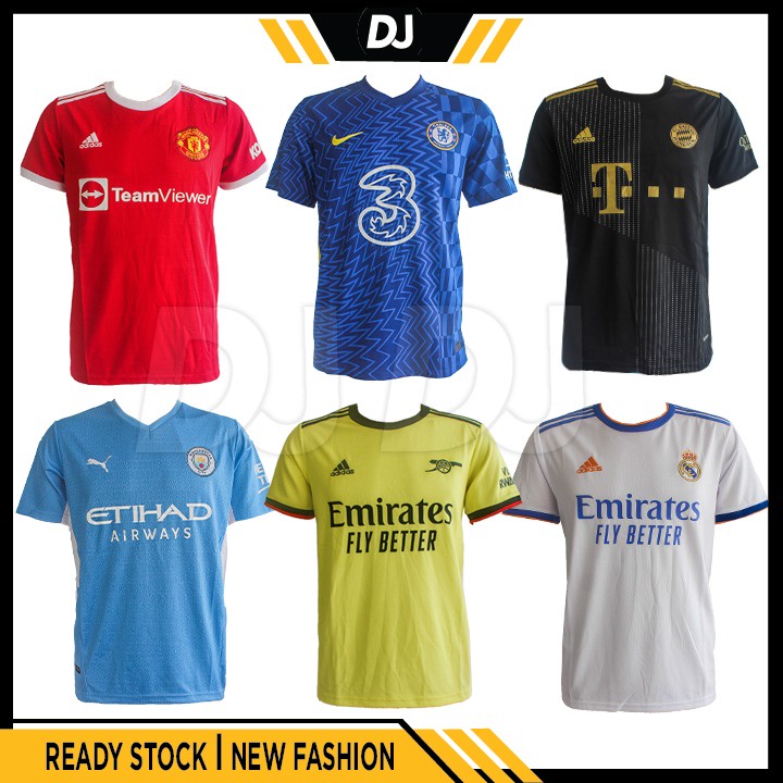 BAJU JERSEY BOLA SEPAK FANS ISSUE MEN FOOTBALL CLUB JERSEY LATEST 2021/ ...