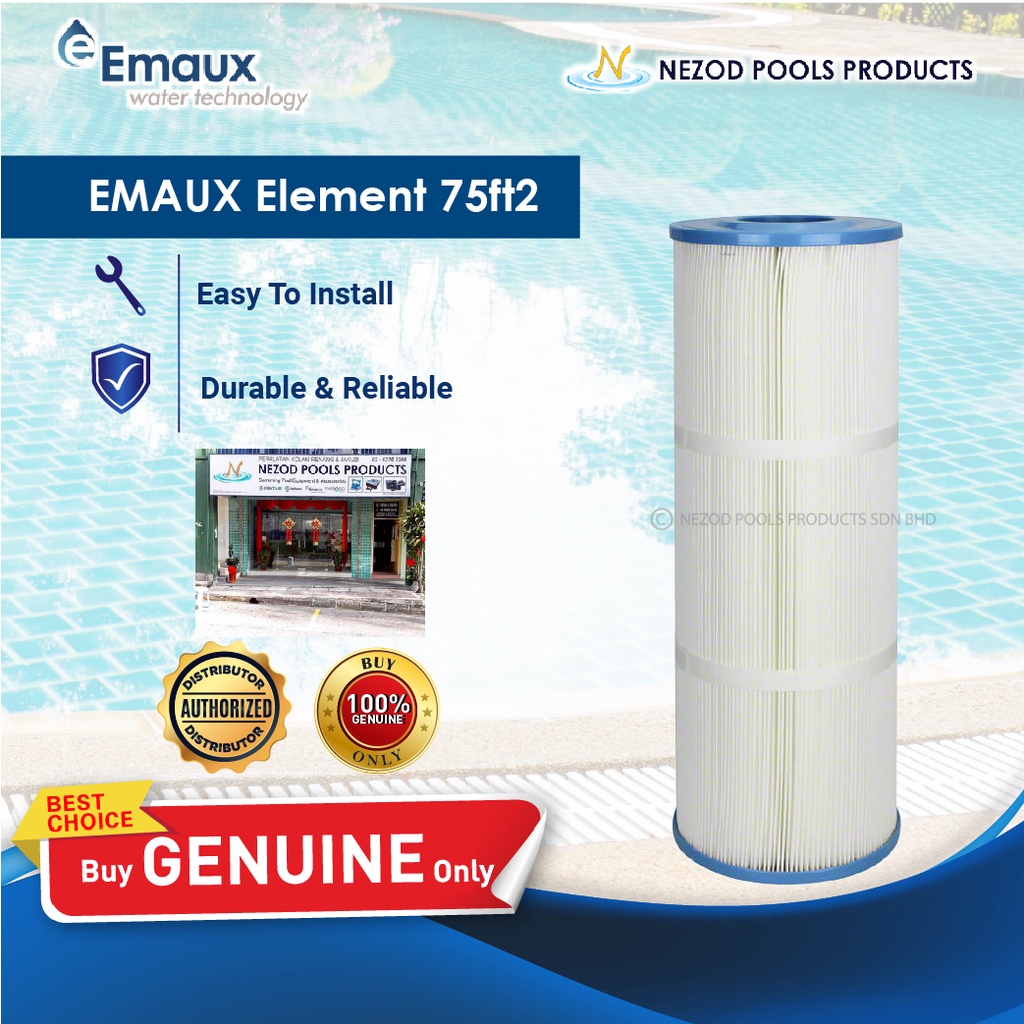 EMAUX Cartridge Filter Element 75ft2 （ CF75 ) - SWIMMING POOL ...