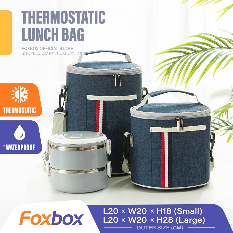 FOXBOX Insulated Lunch Bag / Insulate Lunch Bag / Insulation Lunch Bag