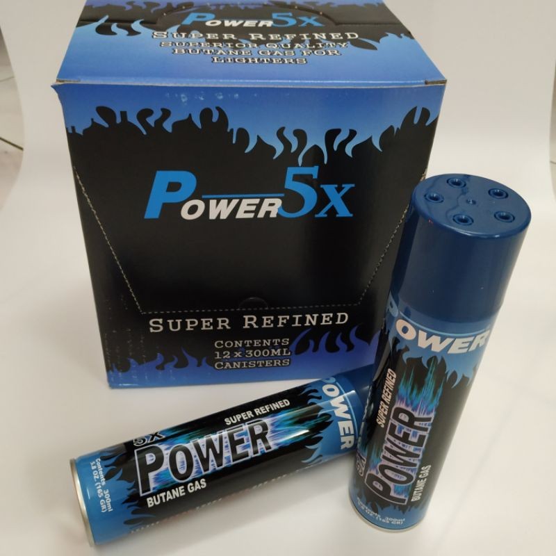 Butane Gas 300ml Lighter Refill Super Refined 5 x Power For Refillable