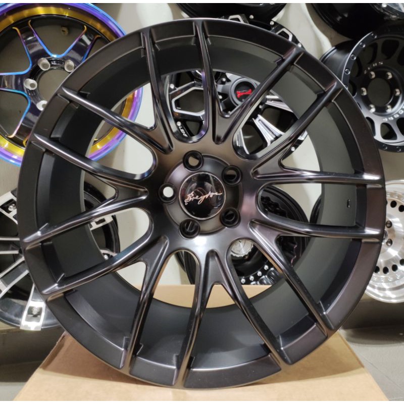 Breyton Wheel [Black] Sport Rim 17x8JJ ET33 (5x100) | Shopee Malaysia