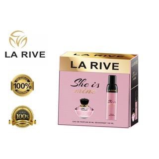 LA RIVE SHE IS MINE GIFT SET EDP 90ML DEO 150ML For Woman