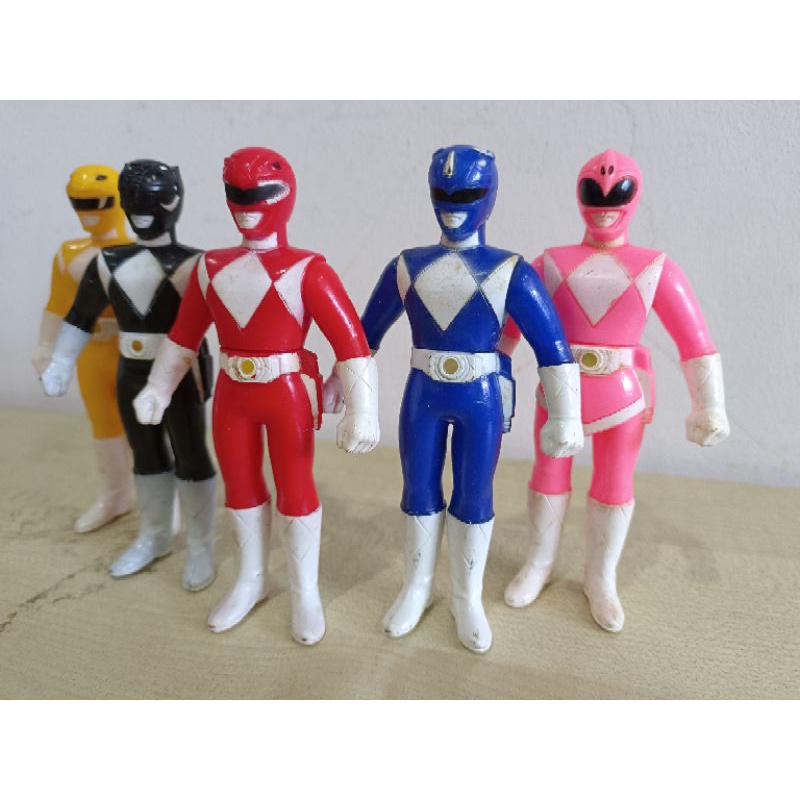 Mighty Morphin Power Rangers Figure Set | Shopee Malaysia