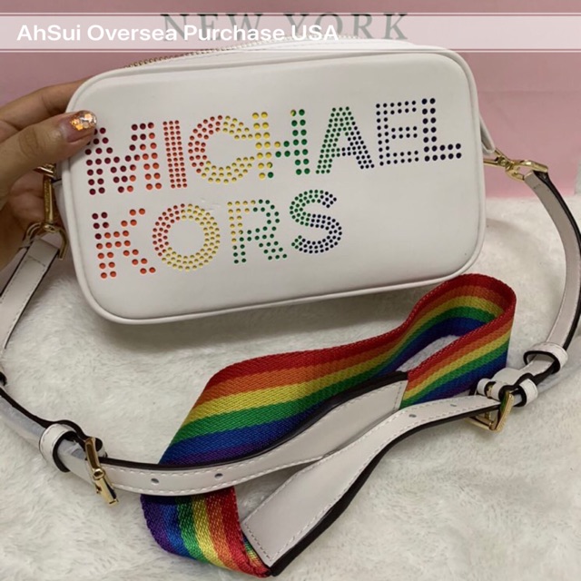 Michael Kors Rainbow Lacey Camera Crossbody Bag Shopee Malaysia