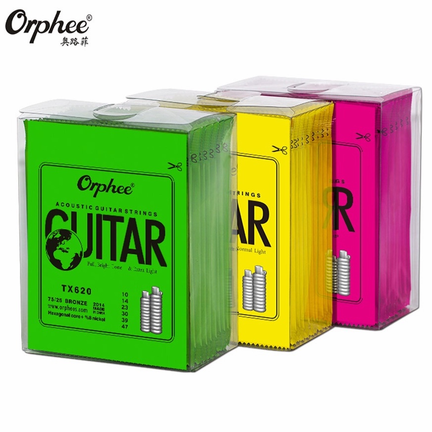 6 Strings Guitar Metal Strings Set RX Series Nickel Musical Wound ...
