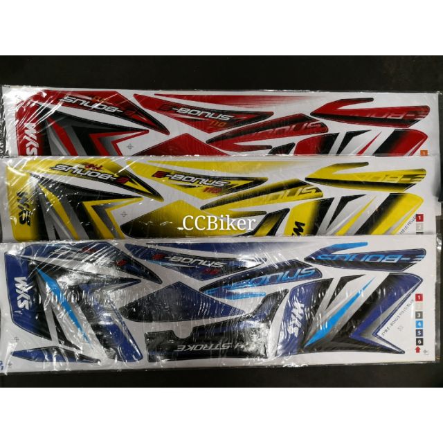 SYM E-Bonus 110 Ebonus (3) Body Sticker | Shopee Malaysia