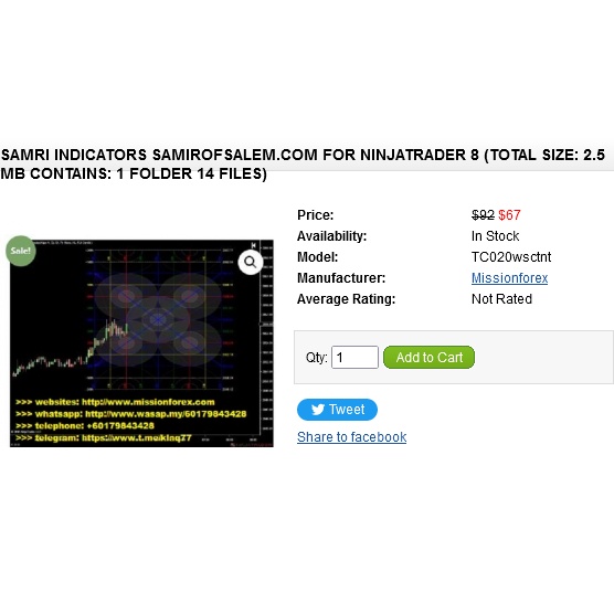 SAMRI INDICATORS samirofsalem.com for NinjaTrader 8 (Total size: 2.5 MB ...