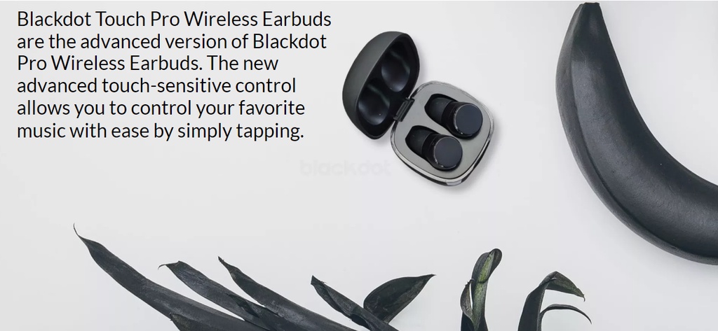 Blackdot touch pro wireless earbuds online review