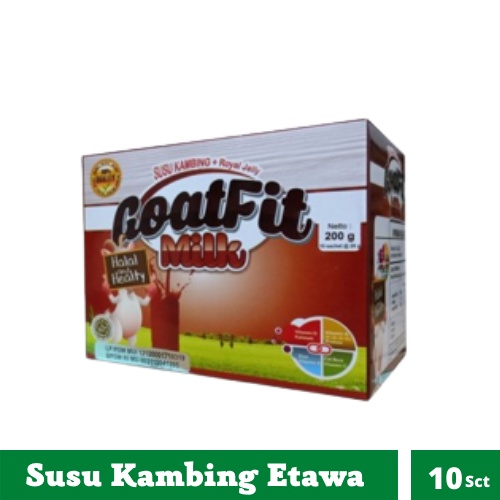 Goatfit Milk Sachet Chocolate Contents 10 Sachets | Goat Milk Plus ...