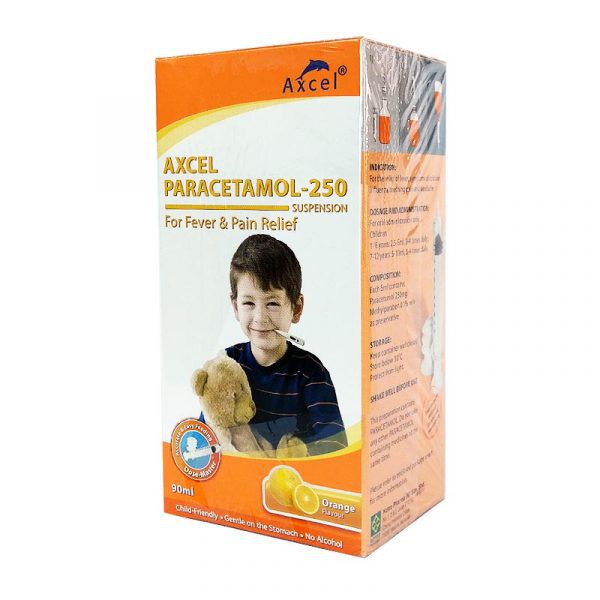 AXCEL PARACETAMOL 250 SUSPENSION 90ML (EXP:01/2027) | Shopee Malaysia