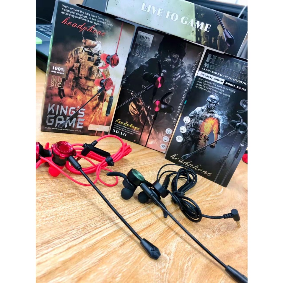 BORONG MURAH PUBG Mobile Gaming Headset XG 120 XG 121 Wired