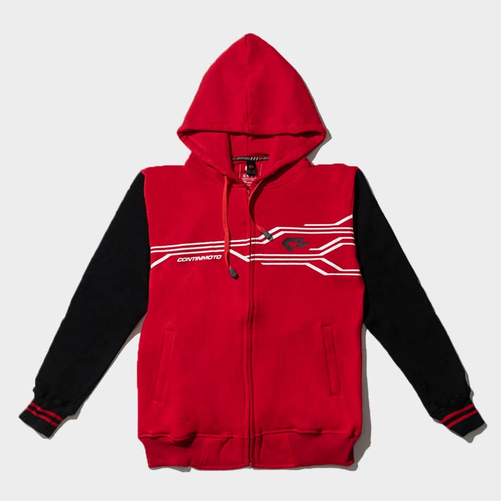 Continmoto Stargate Motorcycle Hoodie - Red | Shopee Malaysia