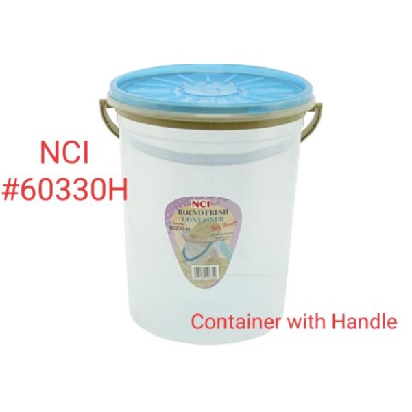 [NCI] 60330H Container With Handle / Multipurpose Container/ Round ...