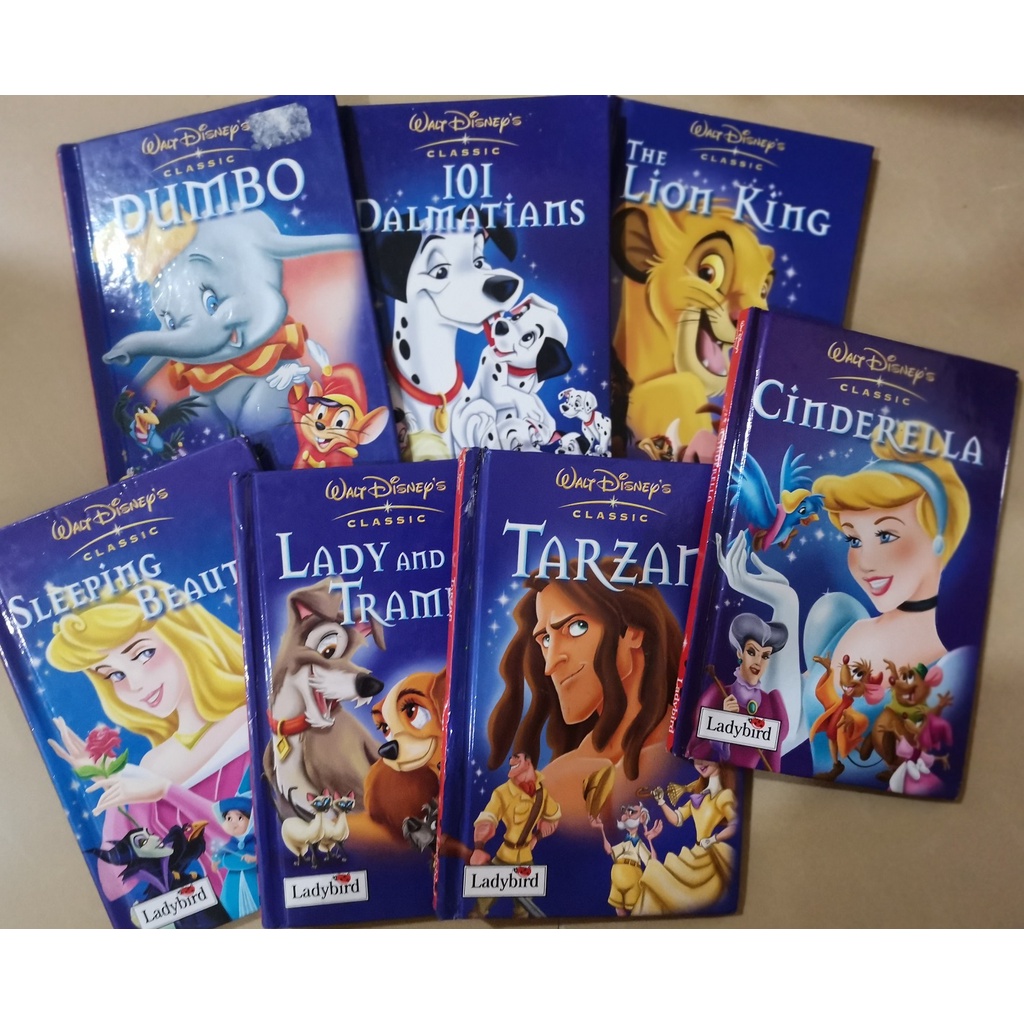 Walt Disney Classic Ladybird Books: Cinderella/Tarzan/Sleeping Beauty ...