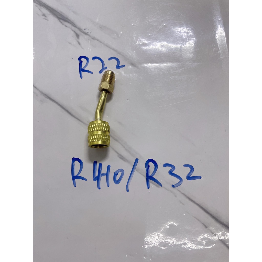 Adapter Charging Hose converter gas pipe r22 adapter r410a r32 aircond ...