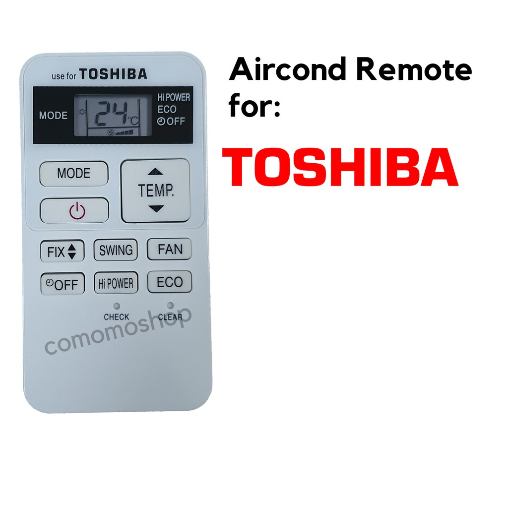 Toshiba AirCond Remote Control for RAS-077SKV-E6 RAS-107SKV-E6 RAS ...