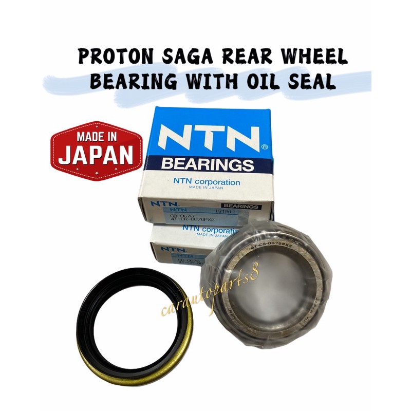PROTON SAGA ISWARA REAR WHEEL BEARING WITH OIL SEAL SET NTN JAPAN ...