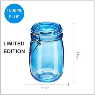 500ml 750ml 1000ml 1500ml Air tight Glass Jar BPA free Eco-friendly Food  Grade Leak Proof All-Purpose