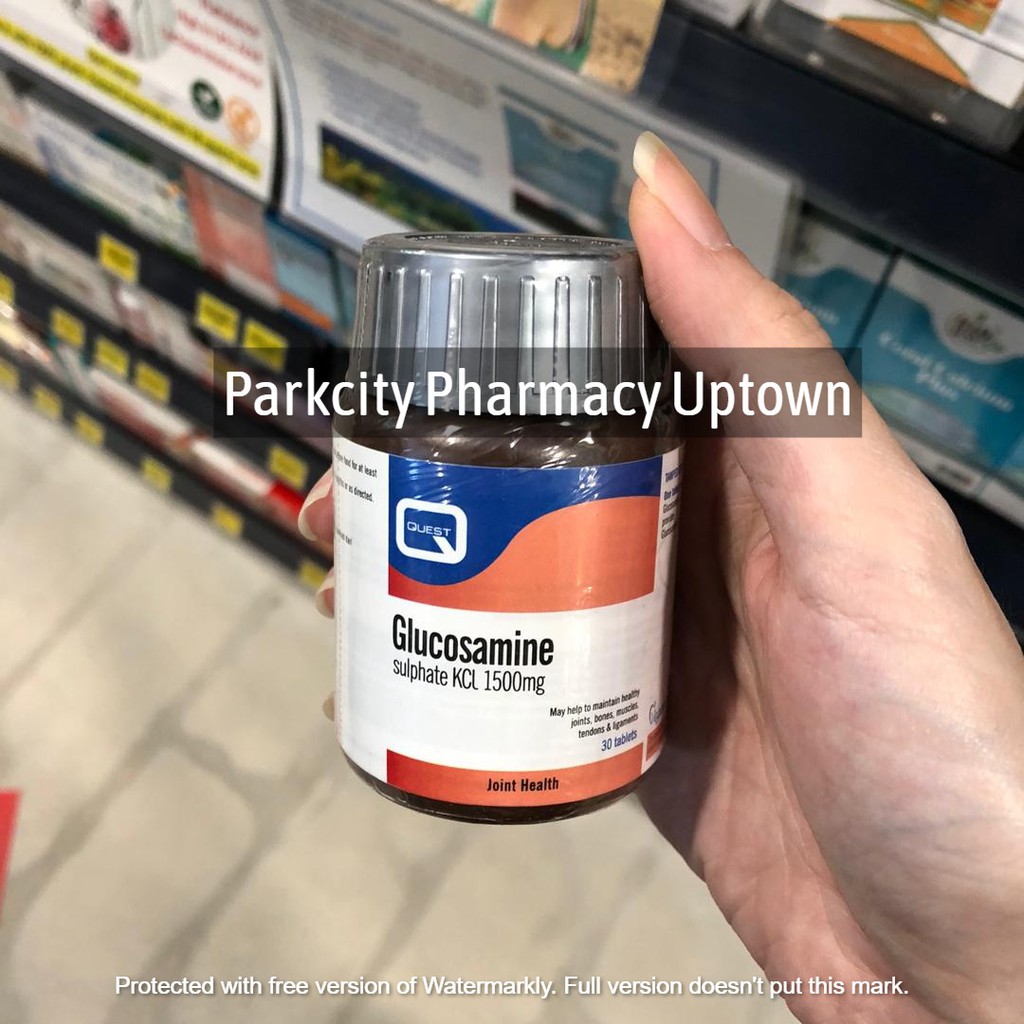 Quest Glucosamine Sulphate KCL 1500mg 30 tablets (EXP 07/2024) 4011 Shopee Malaysia