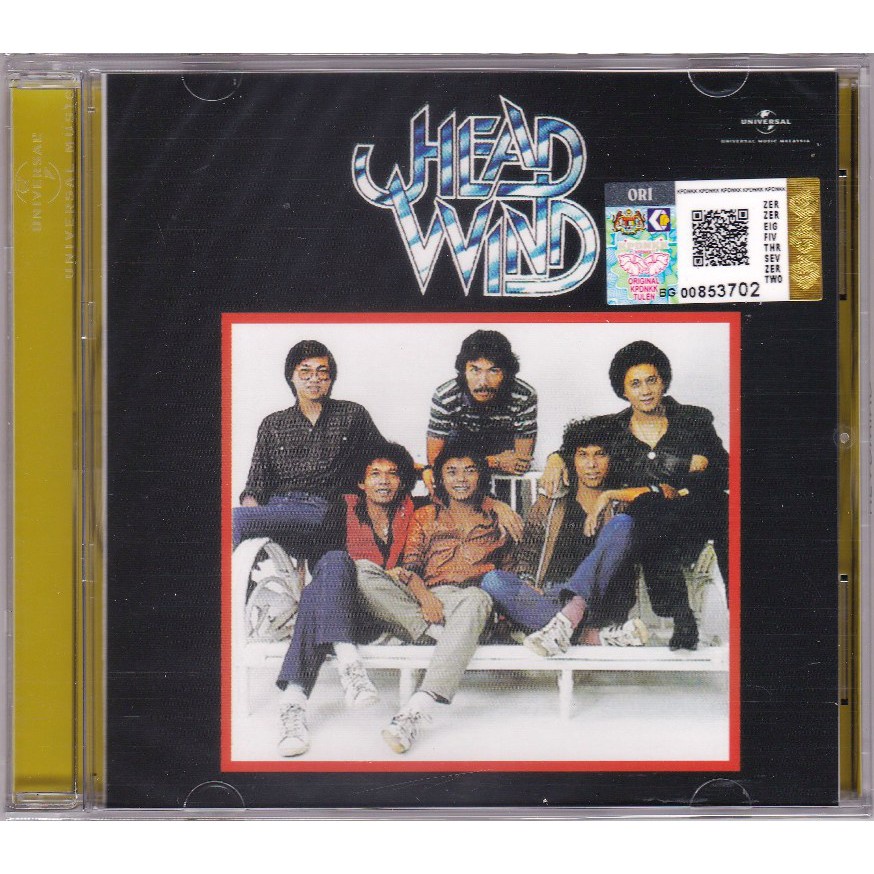 Zainal Abidin Headwind - Headwind Audio CD Lagu Pop Rock Melayu