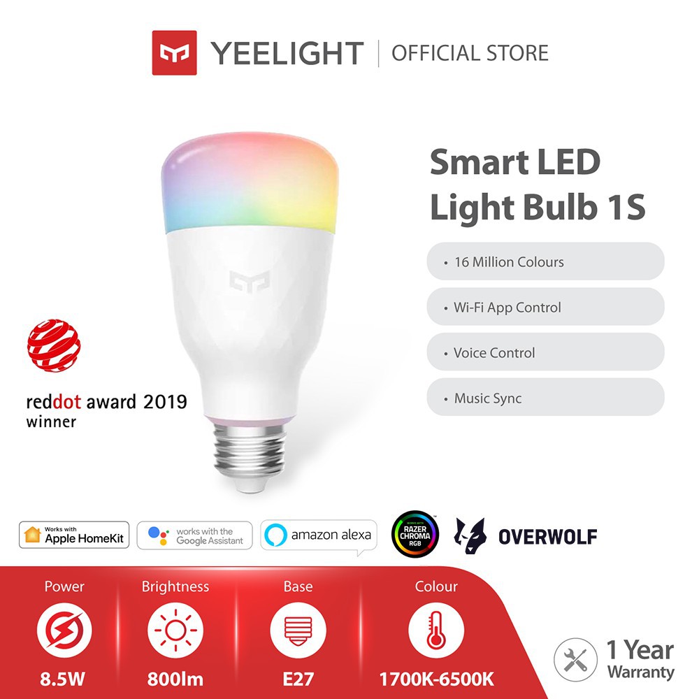 Yeelight bulb hot sale homekit