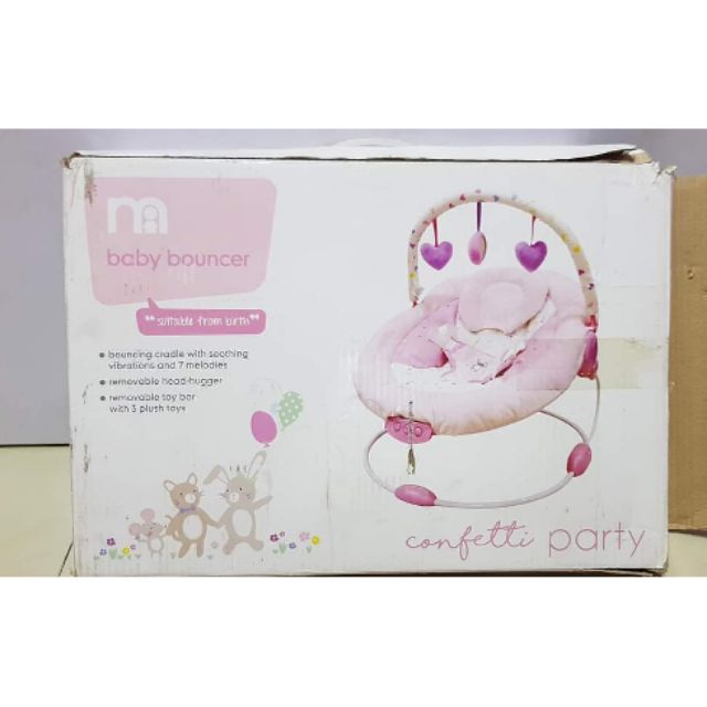 Confetti party best sale baby bouncer