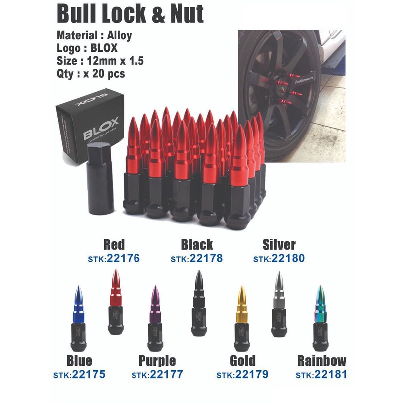 Forged Aluminium Red Blue Purple Black Gold Silver Rainbow Bullet Shape ...