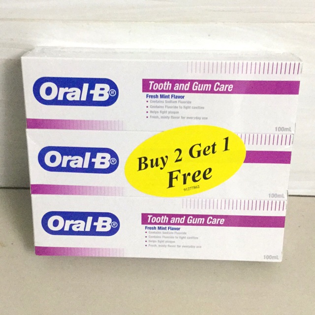 Oral-B Tooth And Gum Care Toothpaste - Fresh Mint (300ml) | Shopee Malaysia