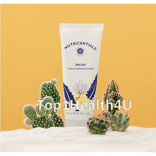 Masque Hydratant Crèmeux Nutricentials Spa Day - Soin Du Visage 100ml - Naturel Pour Tous Types De Peau