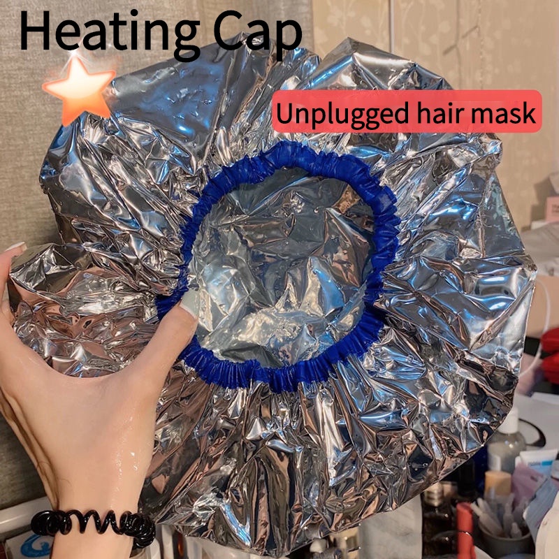 Unplugged Hair Mask Shower Cap SelfHeating Tin Foil Constant